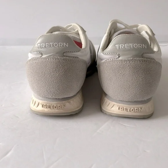 Tretorn Rawlins 2.0 White and Gray Sneakers Vintage Inspired Shoes Size 9.5 NEW - Picture 6 of 7